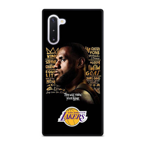 LEBRON JAMES QUOTE LA LAKERS Samsung Galaxy Note 10 Case Cover LEBRON JAMES QUOTE LA LAKERS Samsung Galaxy Note 10 Case Cover