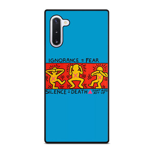 KEITH HARING FIGHT AIDS Samsung Galaxy Note 10 Case Cover KEITH HARING FIGHT AIDS Samsung Galaxy Note 10 Case Cover