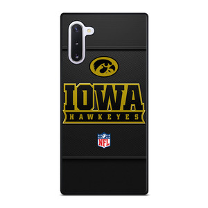 IOWA HAWKEYES CARBON LOGO Samsung Galaxy Note 10 Case Cover IOWA HAWKEYES CARBON LOGO Samsung Galaxy Note 10 Case Cover