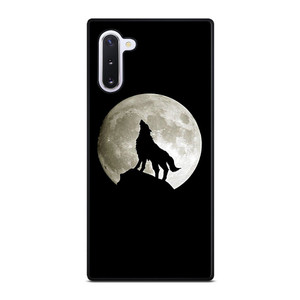 FULL MOON WOLF SILHOUETTE Samsung Galaxy Note 10 Case Cover FULL MOON WOLF SILHOUETTE Samsung Galaxy Note 10 Case Cover