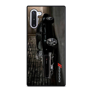 DODGE CHARGER BLACK CAR Samsung Galaxy Note 10 Case Cover