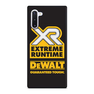 DEWALT TOOLS EXTREME RUNTIME Samsung Galaxy Note 10 Case Cover DEWALT TOOLS EXTREME RUNTIME Samsung Galaxy Note 10 Case Cover