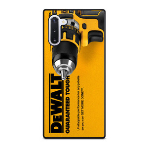 DEWALT GUARANTEED TOUGH LOGO Samsung Galaxy Note 10 Case Cover DEWALT GUARANTEED TOUGH LOGO Samsung Galaxy Note 10 Case Cover