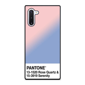 COLOR PANTONE ROSE QUARTZ AND SERENITY Samsung Galaxy Note 10 Case Cover COLOR PANTONE ROSE QUARTZ AND SERENITY Samsung Galaxy Note 10 Case Cover