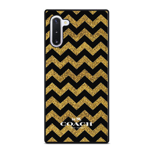 COACH NEW YORK GOLD ZIG ZAG Samsung Galaxy Note 10 Case Cover COACH NEW YORK GOLD ZIG ZAG Samsung Galaxy Note 10 Case Cover
