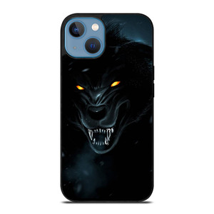 BLACK WILD WOLF iPhone 13 Case Cover BLACK WILD WOLF iPhone 13 Case Cover