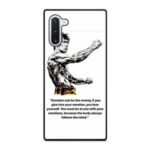 BRUCE LEE QUOTE Samsung Galaxy Note 10 Case Cover BRUCE LEE QUOTE Samsung Galaxy Note 10 Case Cover