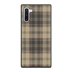 BROWN TARTAN PLAID PATTERN Samsung Galaxy Note 10 Case Cover BROWN TARTAN PLAID PATTERN Samsung Galaxy Note 10 Case Cover