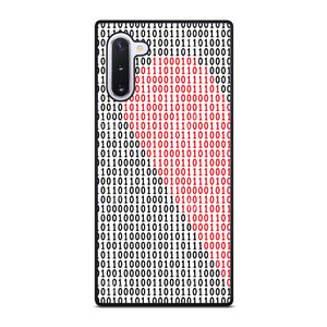 BINARY CODE HALF HEART PATTERN Samsung Galaxy Note 10 Case Cover BINARY CODE HALF HEART PATTERN Samsung Galaxy Note 10 Case Cover