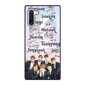 BANGTAN BOYS BTS SIGNATURE Samsung Galaxy Note 10 Case Cover