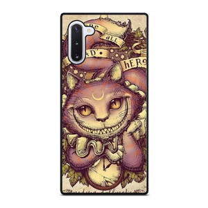 ALICE IN WONDERLAND CHESHIRE CAT ART Samsung Galaxy Note 10 Case Cover ALICE IN WONDERLAND CHESHIRE CAT ART Samsung Galaxy Note 10 Case Cover