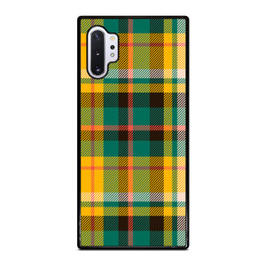 YELLOW GREEN TARTAN PATTERN Samsung Galaxy Note 10 Plus Case Cover YELLOW GREEN TARTAN PATTERN Samsung Galaxy Note 10 Plus Case Cover