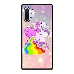 UNICORN POOPING RAINBOW Samsung Galaxy Note 10 Plus Case Cover