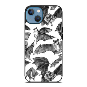 BAT HAND DRAWING PATTERN iPhone 13 Case Cover
