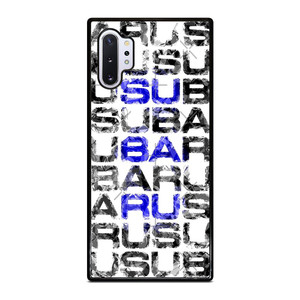 SUBARU CROSSWORD PUZZLE Samsung Galaxy Note 10 Plus Case Cover SUBARU CROSSWORD PUZZLE Samsung Galaxy Note 10 Plus Case Cover