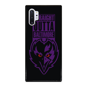 STRAIGHT OUTTA BALTIMORE BALTIMORE RAVENS Samsung Galaxy Note 10 Plus Case Cover STRAIGHT OUTTA BALTIMORE BALTIMORE RAVENS Samsung Galaxy Note 10 Plus Case Cover