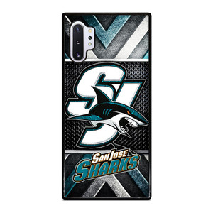 SAN JOSE SHARKS LOGO NHL Samsung Galaxy Note 10 Plus Case Cover SAN JOSE SHARKS LOGO NHL Samsung Galaxy Note 10 Plus Case Cover