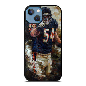ART BRIAN URLACHER CHICAGO BEARS iPhone 13 Case Cover