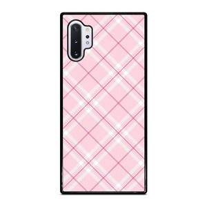 LIGHT PINK PLAID PATTERN Samsung Galaxy Note 10 Plus Case Cover LIGHT PINK PLAID PATTERN Samsung Galaxy Note 10 Plus Case Cover