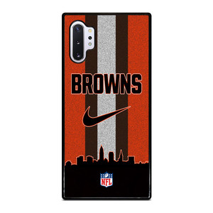 CLEVELAND BROWNS NIKE STRIPE Samsung Galaxy Note 10 Plus Case Cover CLEVELAND BROWNS NIKE STRIPE Samsung Galaxy Note 10 Plus Case Cover