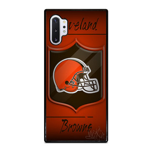 CLEVELAND BROWNS HELMET LOGO Samsung Galaxy Note 10 Plus Case Cover CLEVELAND BROWNS HELMET LOGO Samsung Galaxy Note 10 Plus Case Cover