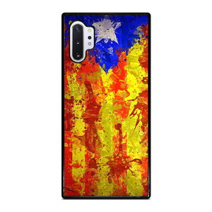 CATALONIA FLAG BRUSHES Samsung Galaxy Note 10 Plus Case Cover CATALONIA FLAG BRUSHES Samsung Galaxy Note 10 Plus Case Cover