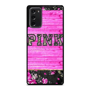 VICTORIA'S SECRET PINK FLORAL Samsung Galaxy Note 20 Case Cover