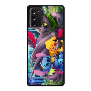 TOOTHLESS STITCH PIKACHU Samsung Galaxy Note 20 Case Cover TOOTHLESS STITCH PIKACHU Samsung Galaxy Note 20 Case Cover