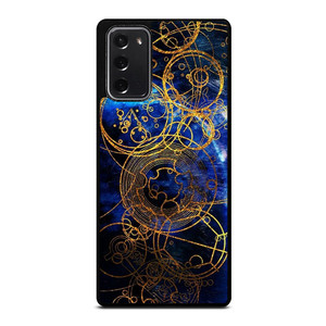 TIME LORD WRITING GOLD BLUE Samsung Galaxy Note 20 Case Cover
