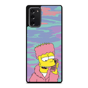 TIE DYE PATTERN BART SIMPSON Samsung Galaxy Note 20 Case Cover TIE DYE PATTERN BART SIMPSON Samsung Galaxy Note 20 Case Cover