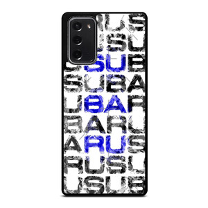 SUBARU CROSSWORD PUZZLE Samsung Galaxy Note 20 Case Cover SUBARU CROSSWORD PUZZLE Samsung Galaxy Note 20 Case Cover