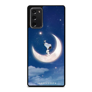 SNOOPY PEANUTS IN MOON Samsung Galaxy Note 20 Case Cover