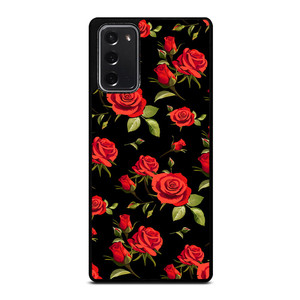 SEAMLESS RED ROSE PATTERN Samsung Galaxy Note 20 Case Cover SEAMLESS RED ROSE PATTERN Samsung Galaxy Note 20 Case Cover