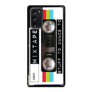 RETRO CLEAR MIXTAPE Samsung Galaxy Note 20 Case Cover
