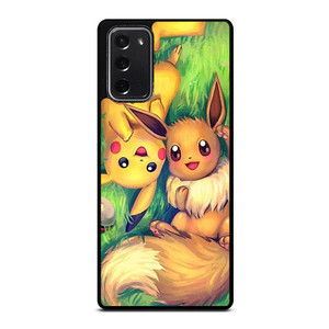 POKEMON EEVEE AND PIKACHU Samsung Galaxy Note 20 Case Cover POKEMON EEVEE AND PIKACHU Samsung Galaxy Note 20 Case Cover