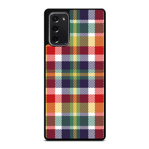 PIXELIZED TARTAN PATTERN Samsung Galaxy Note 20 Case Cover PIXELIZED TARTAN PATTERN Samsung Galaxy Note 20 Case Cover