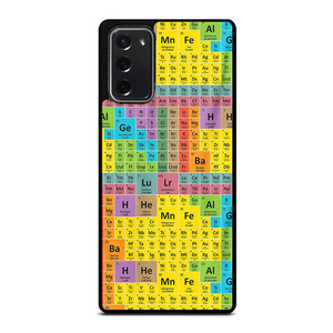 PERIODICAL TABLE SHEET Samsung Galaxy Note 20 Case Cover
