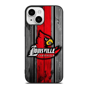 UNIVERSITY OF LOUISVILLE WOODEN LOGO iPhone 13 Mini Case Cover