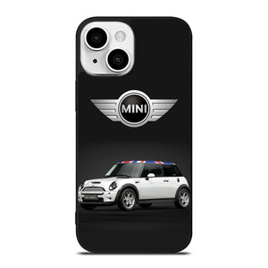 UNION JACK BLUE MINI COPER CAR iPhone 13 Mini Case Cover