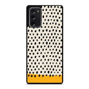 MUSTARD POLKADOTS PATTERN Samsung Galaxy Note 20 Case Cover MUSTARD POLKADOTS PATTERN Samsung Galaxy Note 20 Case Cover