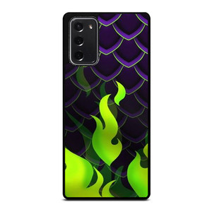 MALEFICENT GREEN FLAMES PATTERN Samsung Galaxy Note 20 Case Cover MALEFICENT GREEN FLAMES PATTERN Samsung Galaxy Note 20 Case Cover