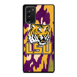 LSU TIGERS FOOTBALL HALFTONE Samsung Galaxy Note 20 Case Cover