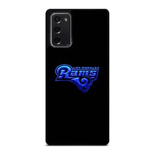 LOS ANGELES RAMS NEON BLUE LOGO Samsung Galaxy Note 20 Case Cover