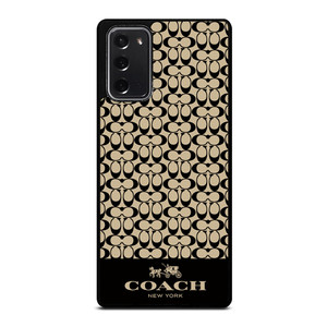 LOGO COACH NEW YORK Samsung Galaxy Note 20 Case Cover LOGO COACH NEW YORK Samsung Galaxy Note 20 Case Cover