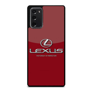 LEXUS THE PURSUIT OF PERFECTION EMBLEM Samsung Galaxy Note 20 Case Cover LEXUS THE PURSUIT OF PERFECTION EMBLEM Samsung Galaxy Note 20 Case Cover