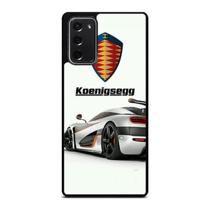 KOENIGSEGG WHITE CAR LOGO Samsung Galaxy Note 20 Case Cover