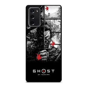 GHOST OF TSUSHIMA LOGO BLACK WHITE Samsung Galaxy Note 20 Case Cover GHOST OF TSUSHIMA LOGO BLACK WHITE Samsung Galaxy Note 20 Case Cover
