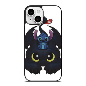 TOOTHLESS AND STITCH CUTE iPhone 13 Mini Case Cover