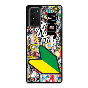 EAT SLEEP JDM STICKER BOMB Samsung Galaxy Note 20 Case Cover EAT SLEEP JDM STICKER BOMB Samsung Galaxy Note 20 Case Cover
