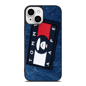 TOMMY HILFIGER JEANS BAPE APE iPhone 13 Mini Case Cover TOMMY HILFIGER JEANS BAPE APE iPhone 13 Mini Case Cover